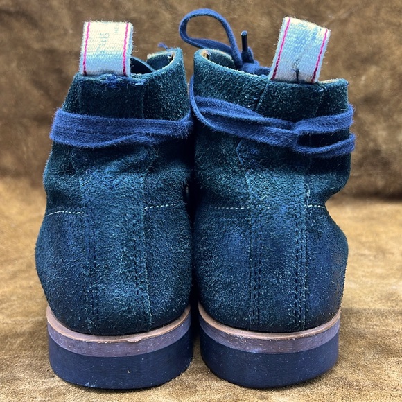 Rag & Bone Green Suede Rugged Ankle Boots - Picture 4 of 11